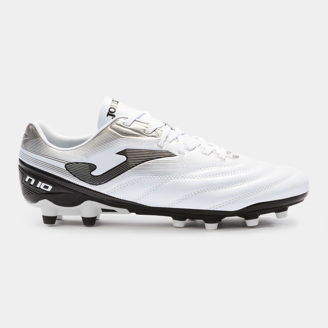 Joma- Scarpa CalcioN-10 2102 BIANCO NERO TERRENO RIGIDO