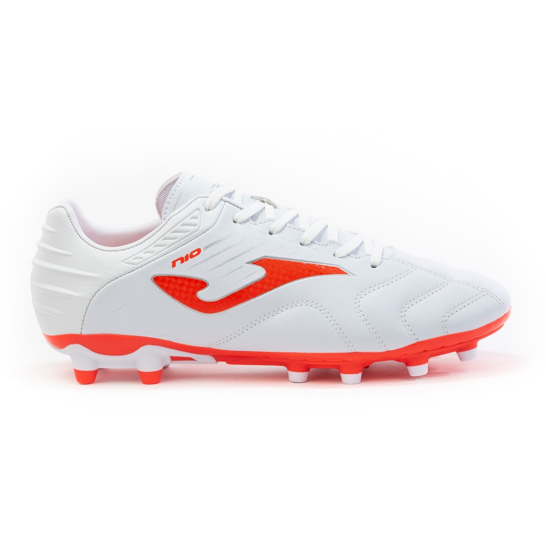 Joma-Scarpa Calcio NUMERO-10 2002 BIANCO-ROSSO TERRENO COSTANTE