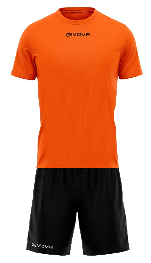 Givova - Completo Calcio Palestra Fitness Corsa Kit Givova Modello Microforato One 